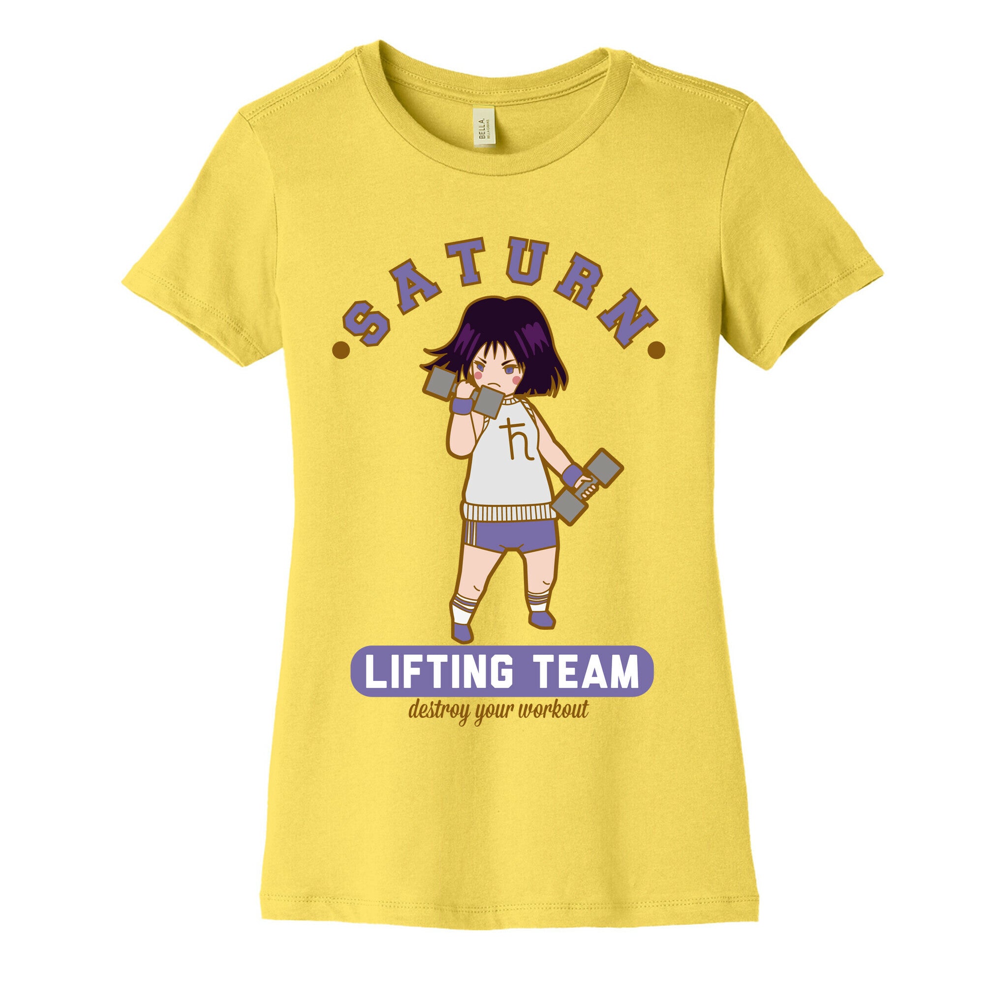 Saturn Lifting Team Parody Women's Cotton Tee
